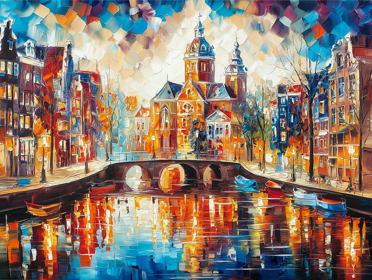 Amsterdam in Colorful Glory