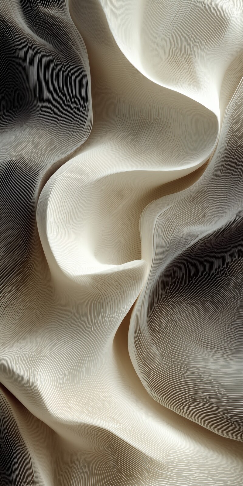 Black and White Waves