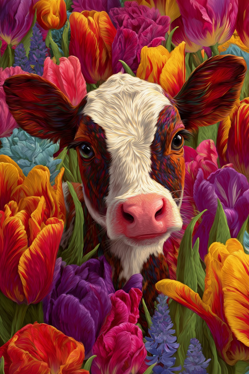 Colorful Nature Encounter