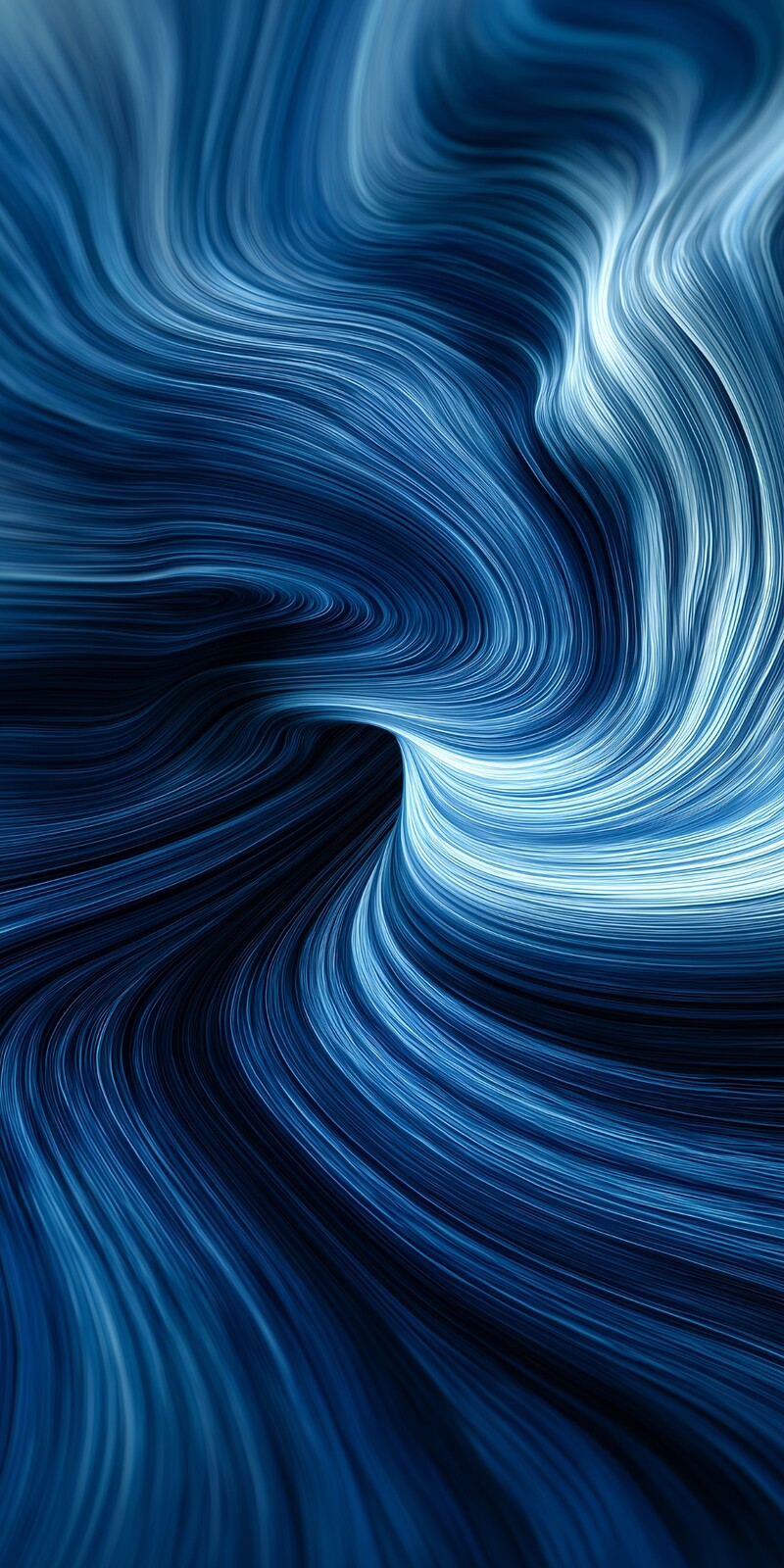 Abstrakte blaue Wirbel in modernem Stil.