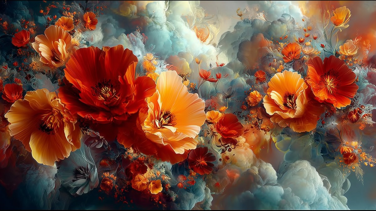 Vibrant Flower Explosion