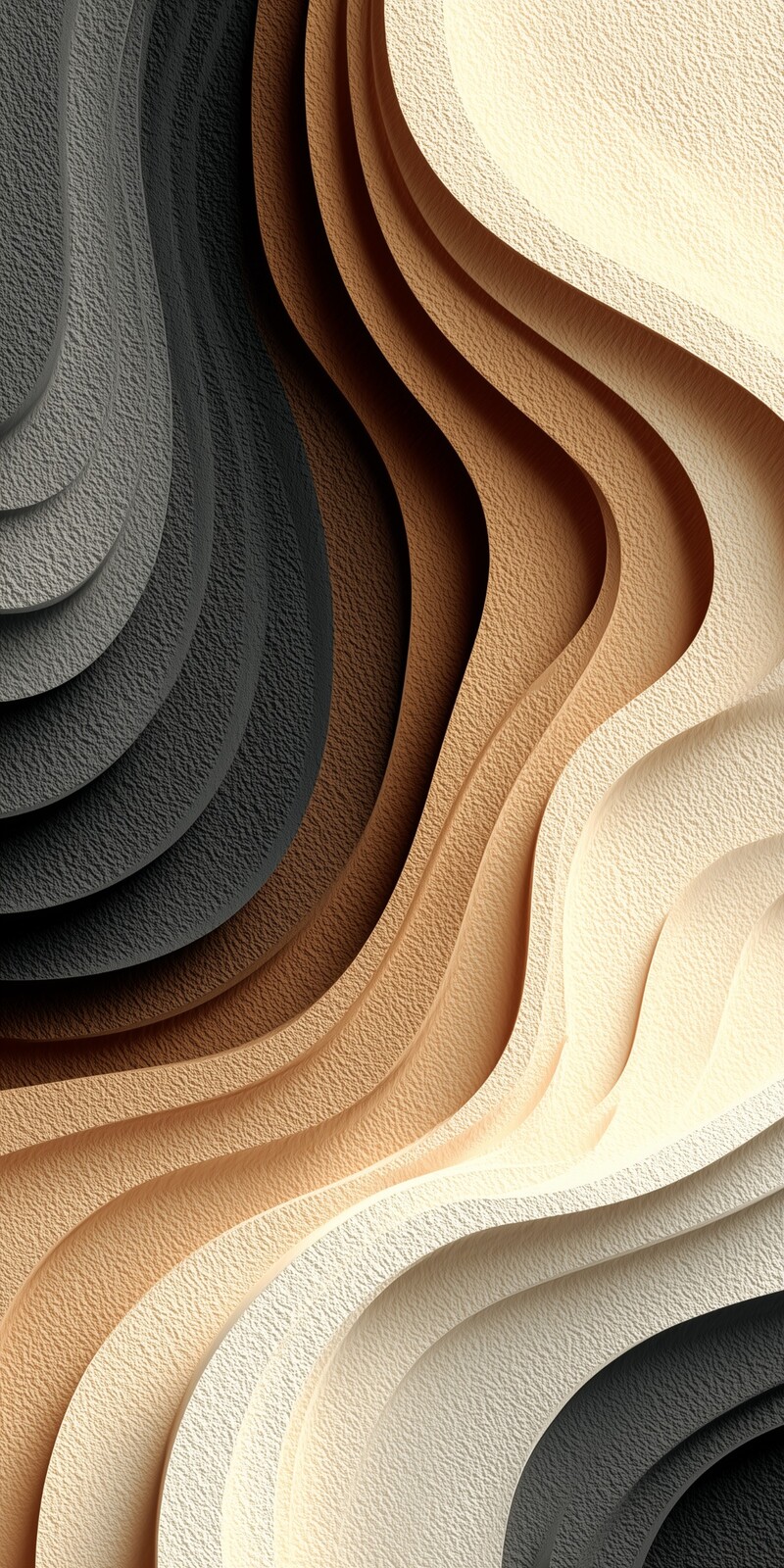 Waves of Earthly Tones