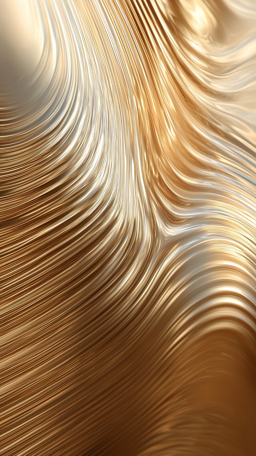 Cuadro abstracto geométrico con tonos dorados y naturales.